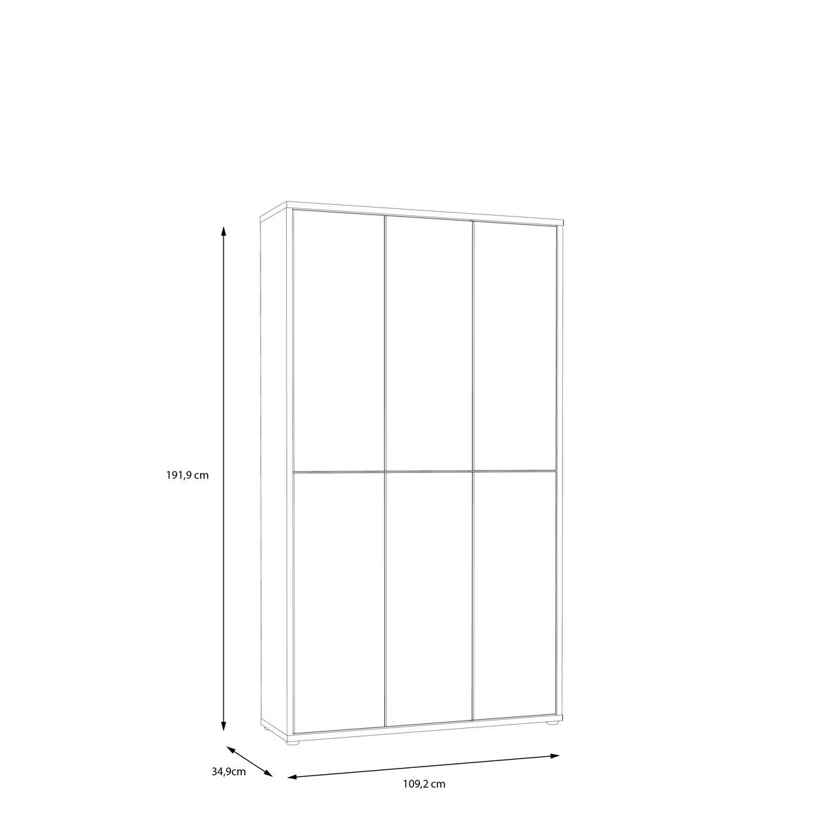 Botník barva modrá - terracotta/barvy břidlice, Moderní, kompozitní dřevo (109,2/191,9/34,9cm)