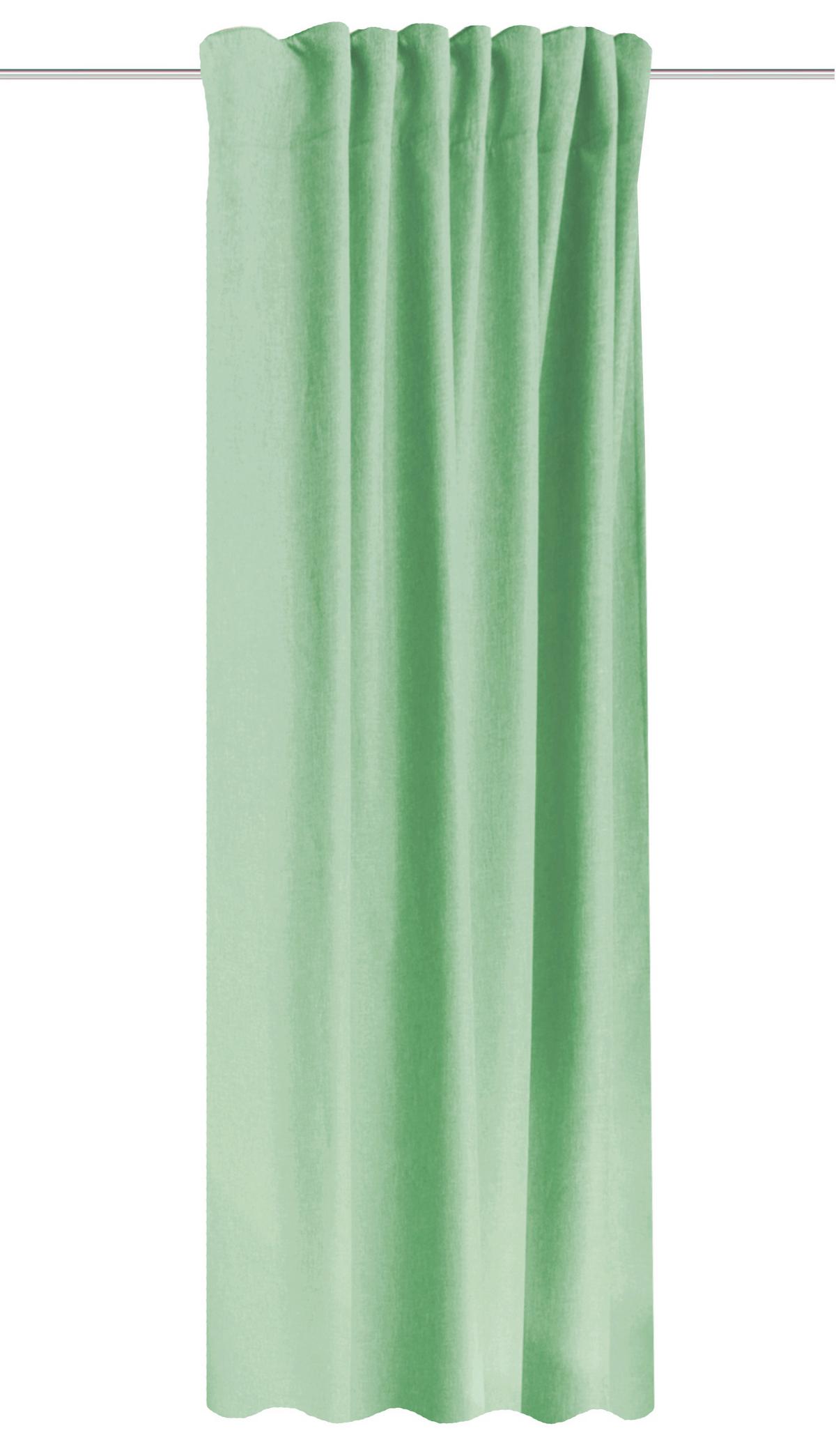 Wärmeschutzvorhang Eskimo Mintgrün B: 135 cm - Mintgrün, Basics, Textil (135/245cm) - Schmidt W. Gmbh