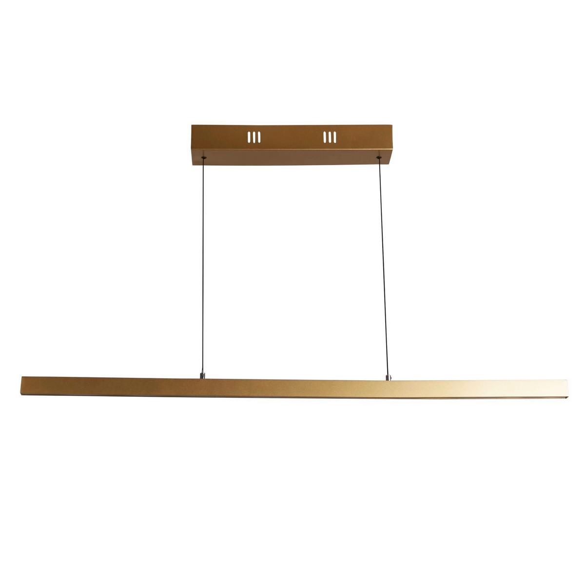LED-Pendelleuchte 30228go - Goldfarben, Basics, Metall (10/7,5/101.5cm)