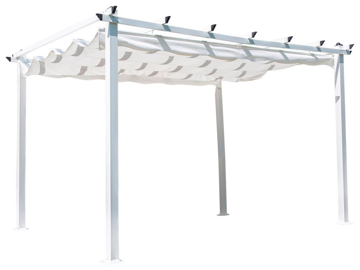 Pavillon Lazio BxHxT: 345x246x 395cm Wetterbeständig - KONVENTIONELL, Textil/Metall (345/246/395cm) - Gardenson