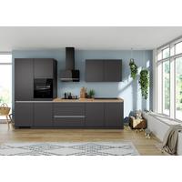 Küchenleerblock Ip3150 - Eichefarben/Graphitfarben, Design, Holzwerkstoff (340cm) - Impuls
