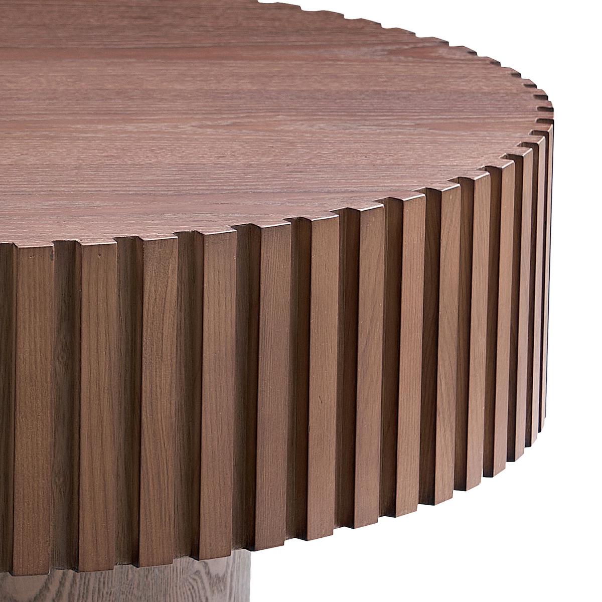 Couchtisch Walnussfarben D: 80 Cm - Walnussfarben, MODERN, Holzwerkstoff (80/80/34cm) - Livetastic