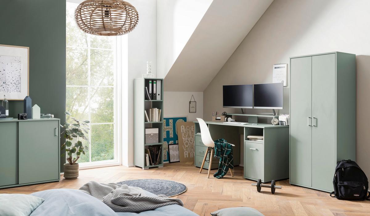 Bildschirmerhöhung Niels 1100 - Petrol, MODERN, Holzwerkstoff (110/12,7/20cm) - MID.YOU