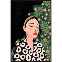 Obraz na plátně 60/90 cm - černá/zelená, Moderní, kompozitní dřevo/textil (60/90cm) - Mömax