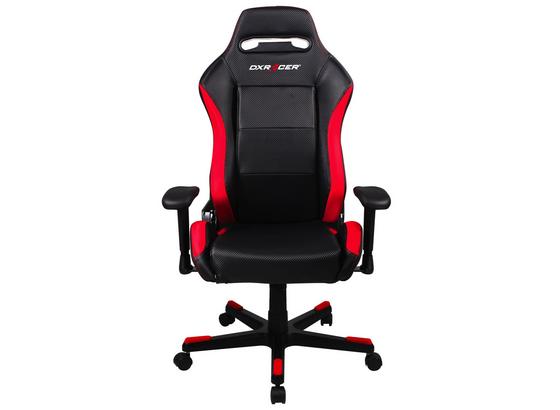 Gamingstuhl DX Racer Schwarz/Rot - Rot/Schwarz, MODERN, Kunststoff/Metall (74/123-132/52cm) - Dxracer Gamingstuhl DX Racer Schwarz/Rot - Rot/Schwarz, MODERN, Kunststoff/Metall (74/123-132/52cm) - Dxracer