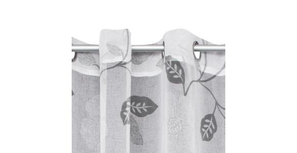 Vorhang Mit Ösen Iver 140x245 Cm Silber - Grau, MODERN, Textil (140/245cm) - Luca Bessoni