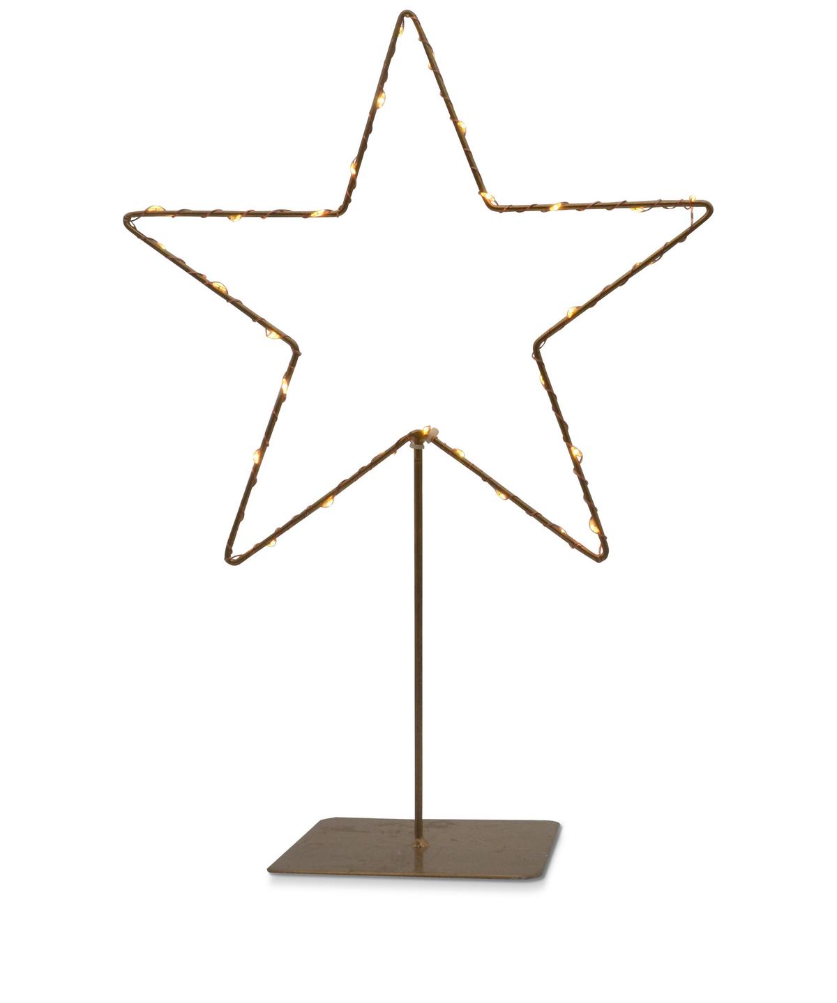 dekorační LED svítidlo STIRNI, V: 39cm - barvy zlata, Konvenční, kov (39cm) - Modern Living