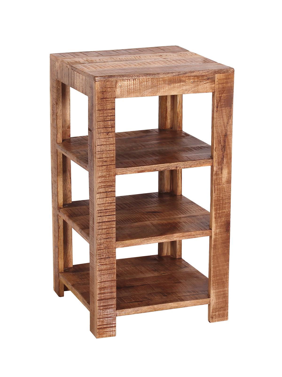 Regal Naturfarben B: 44 cm - Naturfarben, Design, Holz (44/80/44cm) - Livetastic