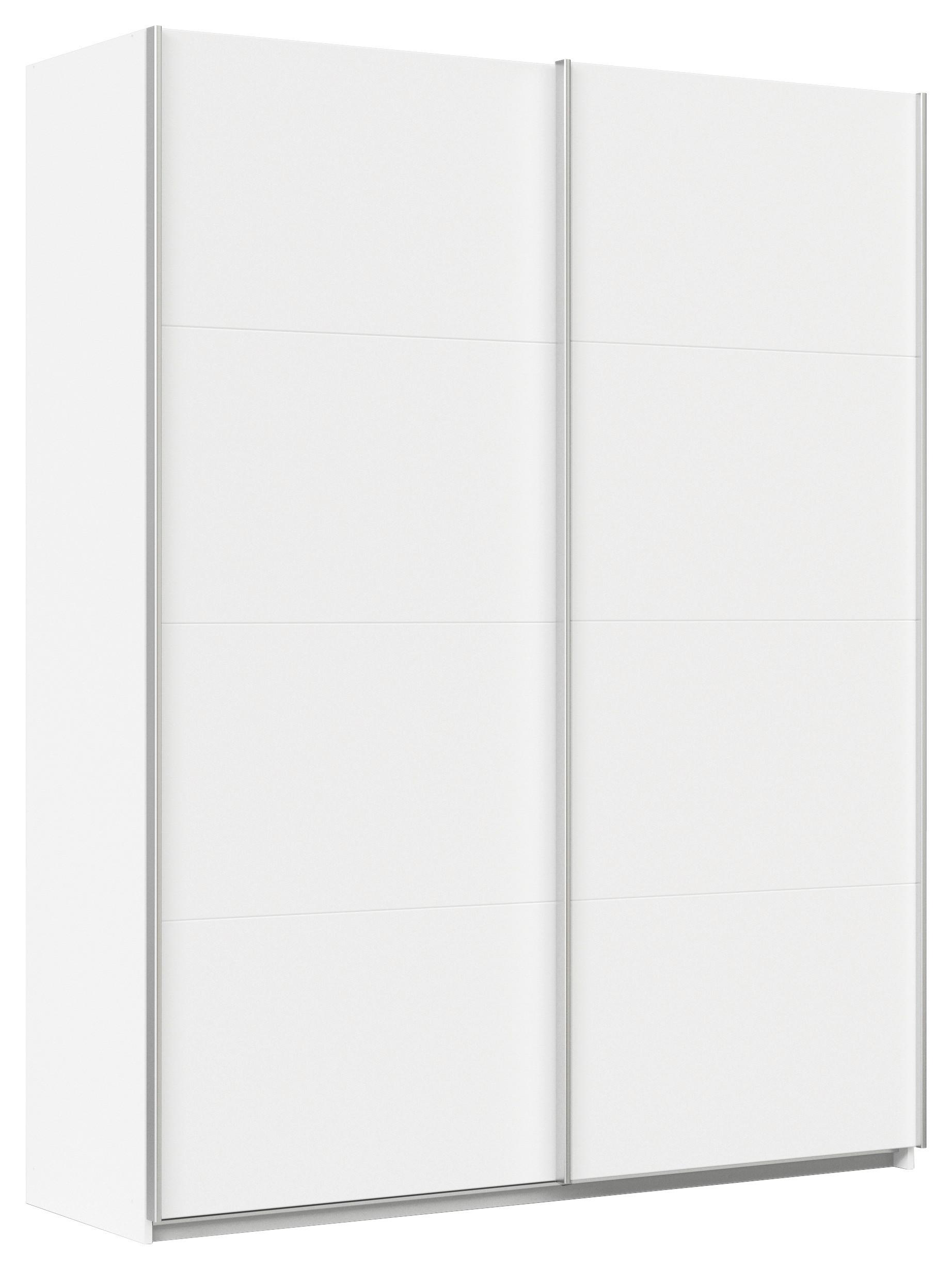 Schwebetürenschrank B: 181cm Feldkirch Alpinweiß - Weiß, MODERN, Holzwerkstoff (181/229/62cm)