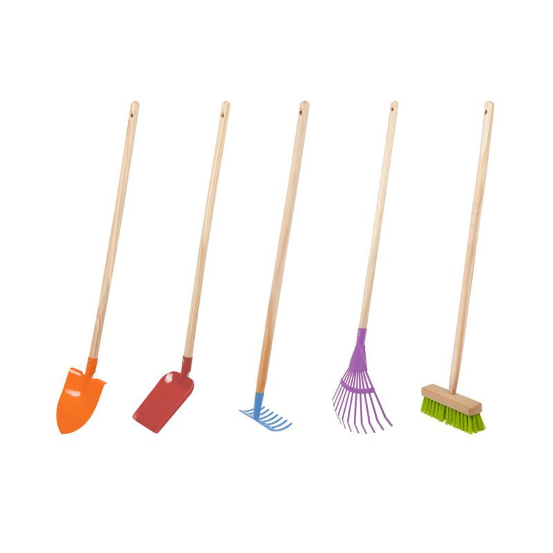Kinderwerkzeugset 5-teilig - Multicolor, Basics, Holz/Metall (23/80/9cm)