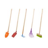 Kinderwerkzeugset 5-teilig - Multicolor, Basics, Holz/Metall (23/80/9cm)
