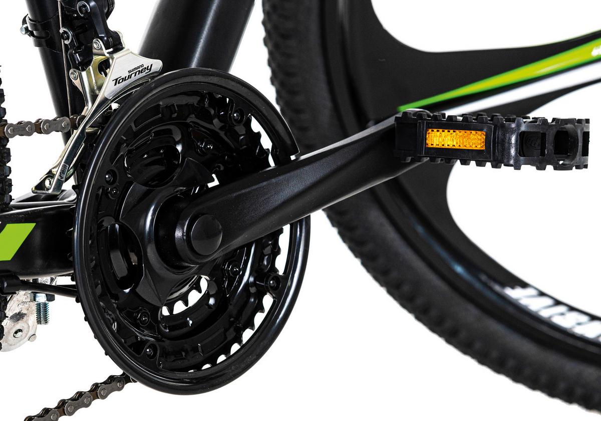 Mountainbike Hardtail 29 Zoll Xplicit 21 Gänge - Schwarz/Grün, Basics, Metall (139/76/21cm) - KS Cycling