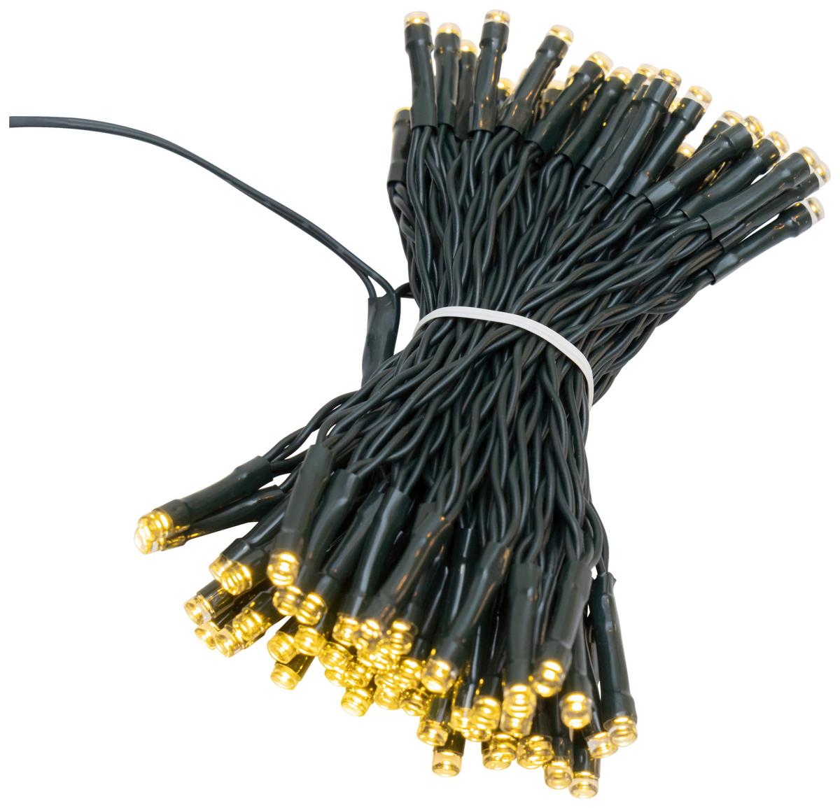 SVĚTELNÝ ŘETĚZ ZIM - tmavě zelená, Romantický / Rustikální, plast (712,5cm) - Mömax