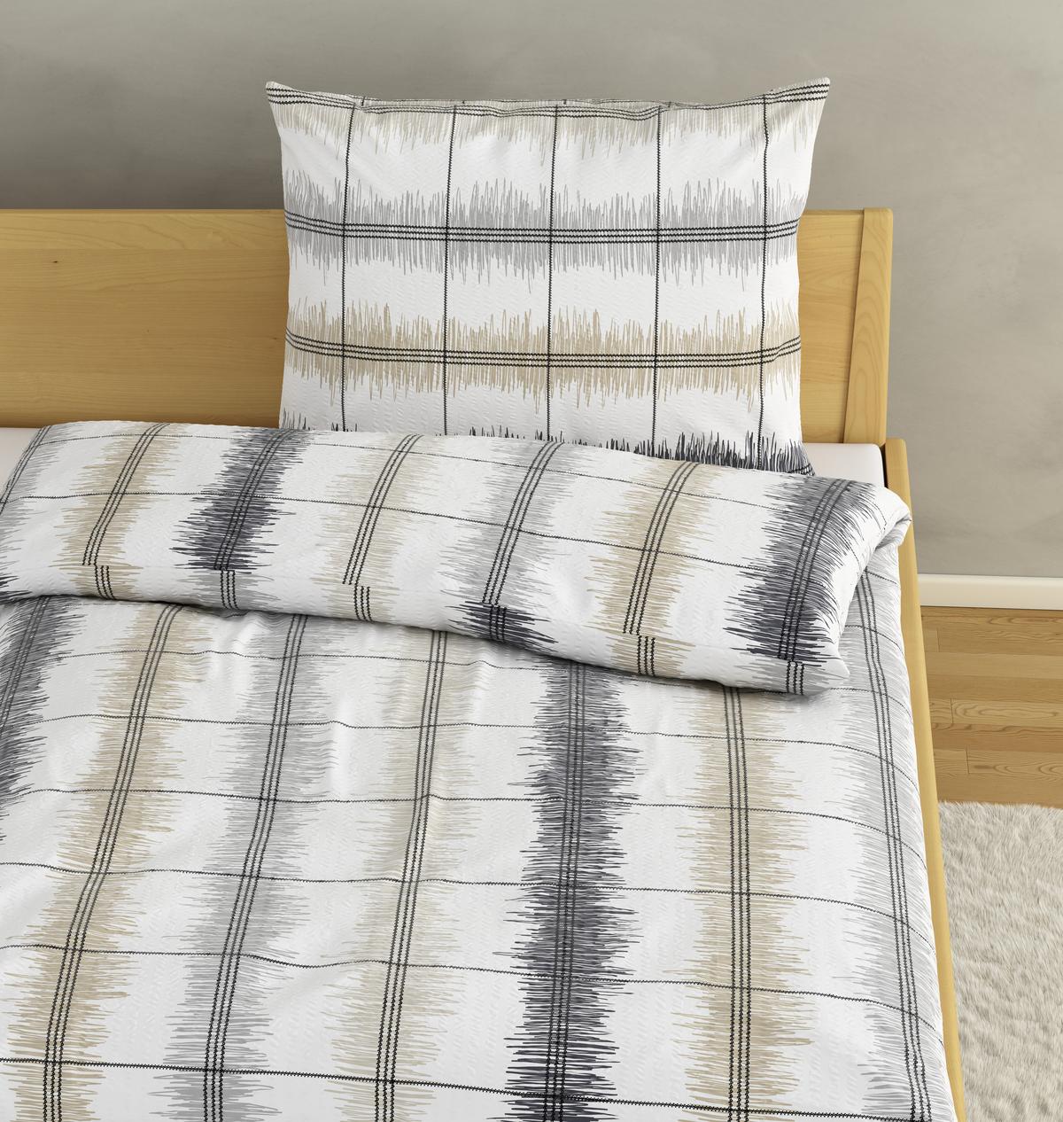 Ágyneműhuzat-garnitúra Aurelia - bézs, Modern, textil (140/200cm) - Luca Bessoni