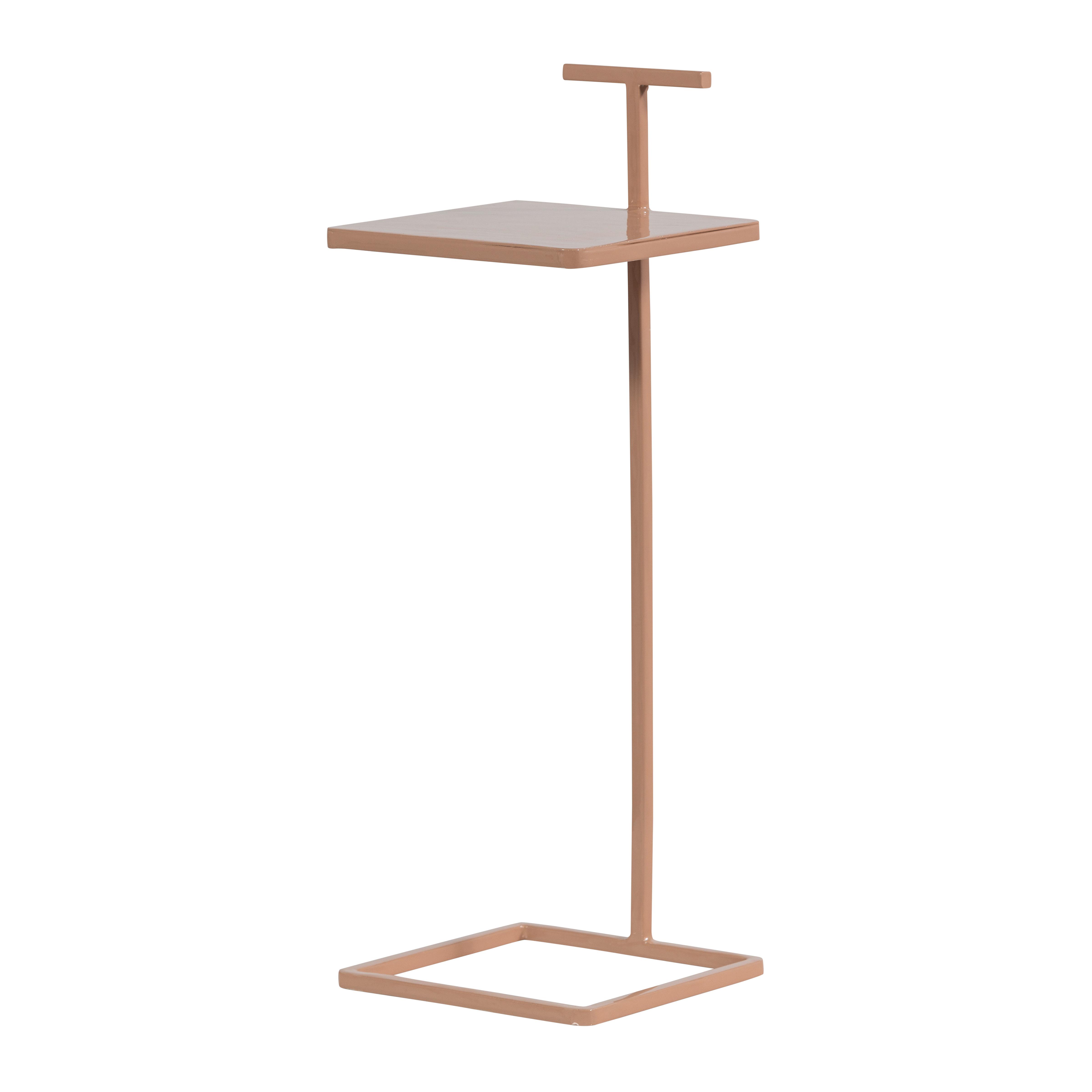 Beistelltisch Toste Altrosa B: 22 cm - Altrosa, Design, Metall (22/22/64cm) - Livetastic