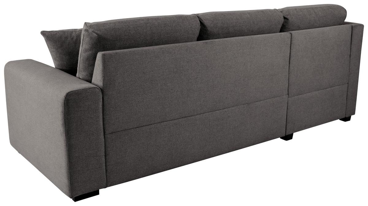 Ecksofa Lukas Dunkelgrau S: 158x239 Cm - Dunkelgrau, Trend, Textil (158/239cm)