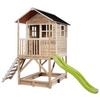 Stelzenhaus Mit Rutsche Naturfarben Exit Loft 500 - Limette/Naturfarben, KONVENTIONELL, Holz (329/190/253cm) - EXIT Toys