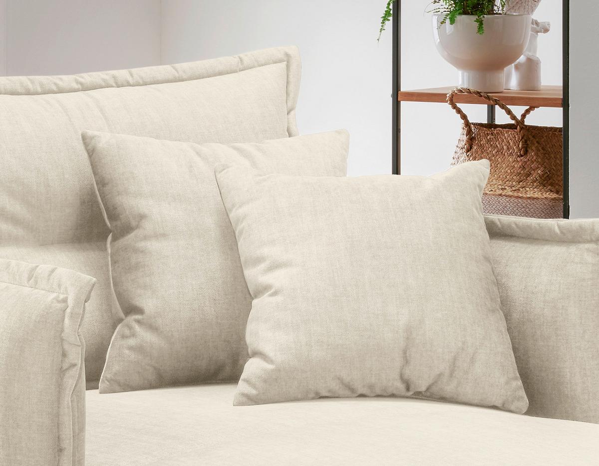 Xxxl-sessel Lava Beige, B: 111 Cm - Beige/Schwarz, MODERN, Textil (111/101/167cm) - Livetastic