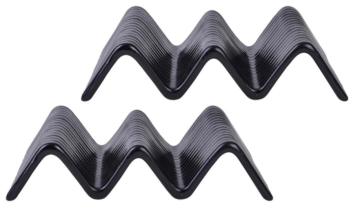 Servierschalenset Keramik Schwarz 2--Teilig. Bxh: 22x10,5 Cm - Schwarz, Basics, Keramik (22/10,5cm) - Creatable