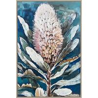 Obraz na plátne DENISE SMALL: 60/90 cm - viacfarebná/prírodná farba, Modern, kompozitné drevo/textil (60/90cm) - Mömax