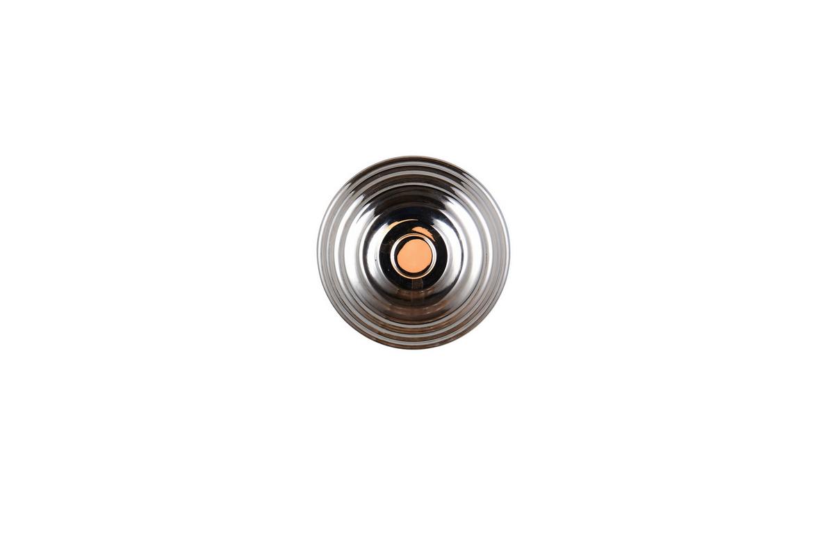 LED-Wandleuchte Earl Grau Schwarz D: 15,5 cm - Schwarz/Grau, LIFESTYLE, Glas/Metall (15,5/15cm)