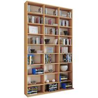 Regál Megosa Maxi dekor buk - farba buka, Konventionell, kompozitné drevo (102/183/18 (23)cm) - MID.YOU