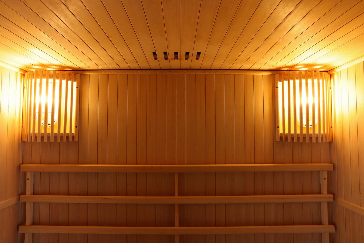 Finnische Sauna Riga Int. Steuerung, 4,5-Kw-Ofen - Basics, Holz (150/190/120cm)