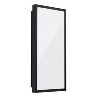 Außenwandleuchte 99533 Casazza - Schwarz/Weiß, Basics, Kunststoff/Metall (20/6,5/40cm) - Eglo