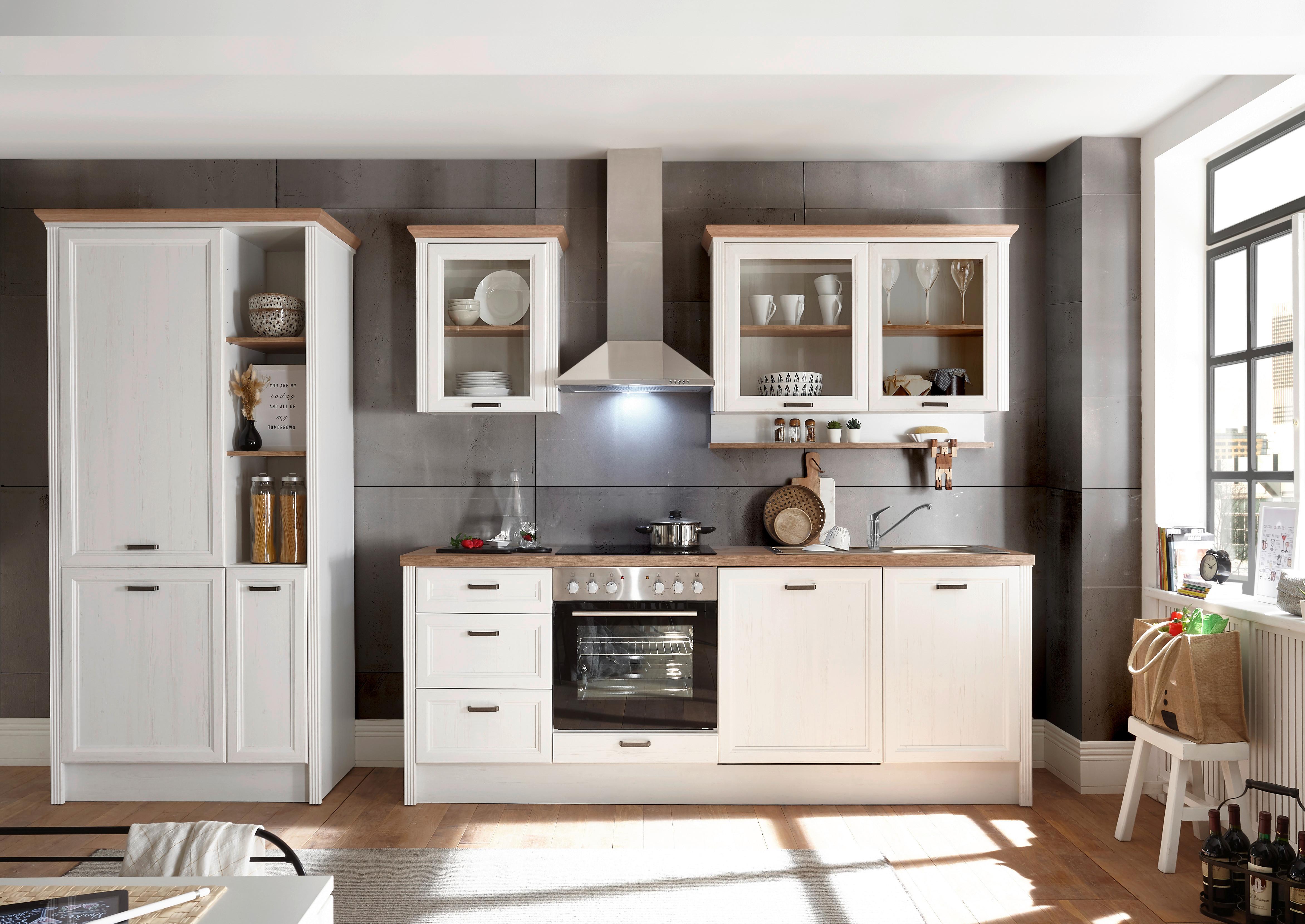 Küchenzeile Jasmin mit Geräten B: 235-104 cm