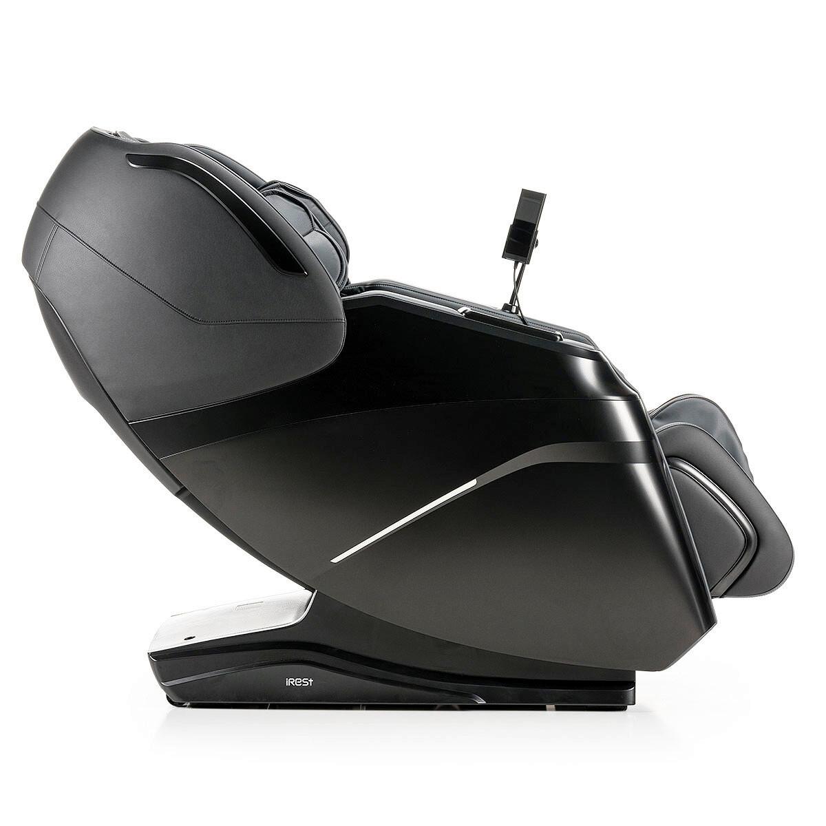 MASSAGESESSEL Schwarz B: 76cm - Schwarz, Basics, Kunststoff/Textil (76/113/155-175cm) - iRest
