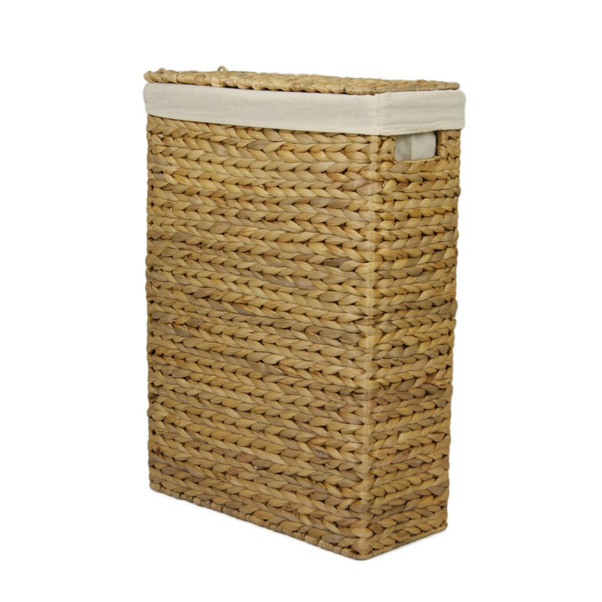 Wäschesammler LxBxH: 36x16x52 cm - Braun, Basics, Naturmaterialien (36/16/52cm)