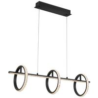ZÁVESNÉ LED SVIETIDLO ULO - čierna, Modern, kov/plast (80/20/120cm) - Modern Living