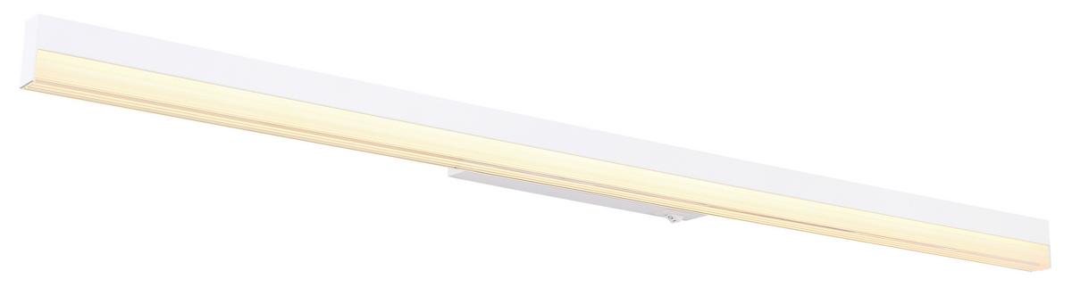 LED-Wandleuchte 41927w - Opal/Weiß, Basics, Kunststoff/Metall (80/6,5/4cm) - Globo