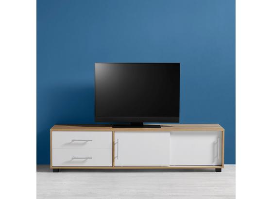 Tv-möbel Lilja - farby dubu/biela, Moderný, kov/drevo (160/40/40cm) - Mömax modern living Tv-möbel Lilja - farby dubu/biela, Moderný, kov/drevo (160/40/40cm) - Mömax modern living