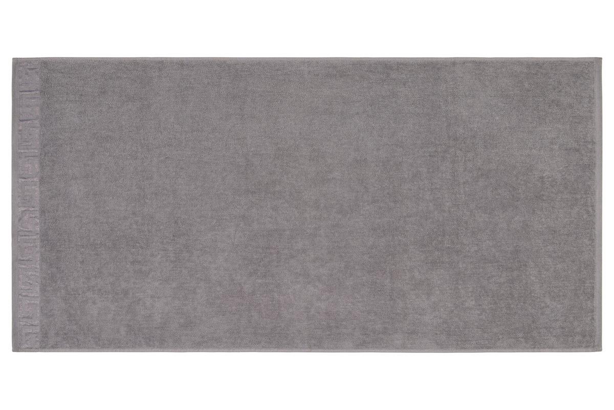 Strandtuch Paloma - Anthrazit, ROMANTIK / LANDHAUS, Textil (75/150cm) - James Wood
