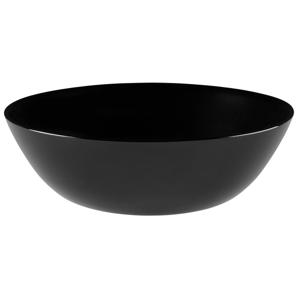 Müslischale Opalglas schwarz Olivia ca. 16 cm