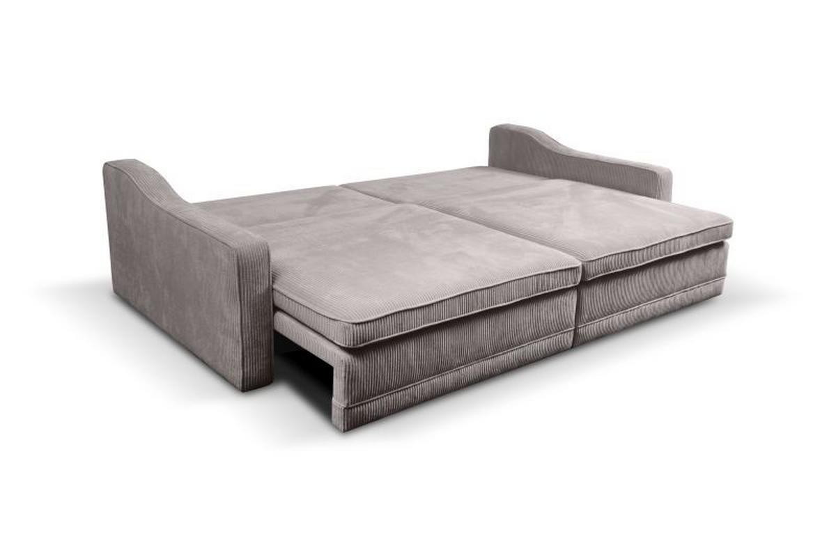 Bigsofa Evora Hellgrau B: 276 cm - MODERN, Textil (276/71-92/137cm)