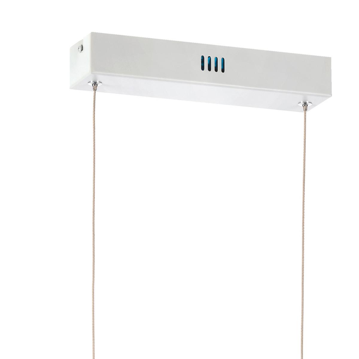 Led-hängeleuchte 5047/sb - Weiß, Design, Metall (90/2/100cm)