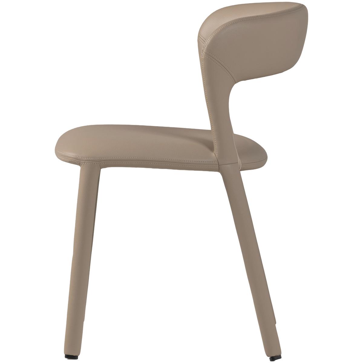 Stuhl-Set Noble Sand/Hellbraun B: 51cm - Sandfarben/Hellbraun, MODERN, Kunststoff/Textil (51/76/56cm) - Livetastic