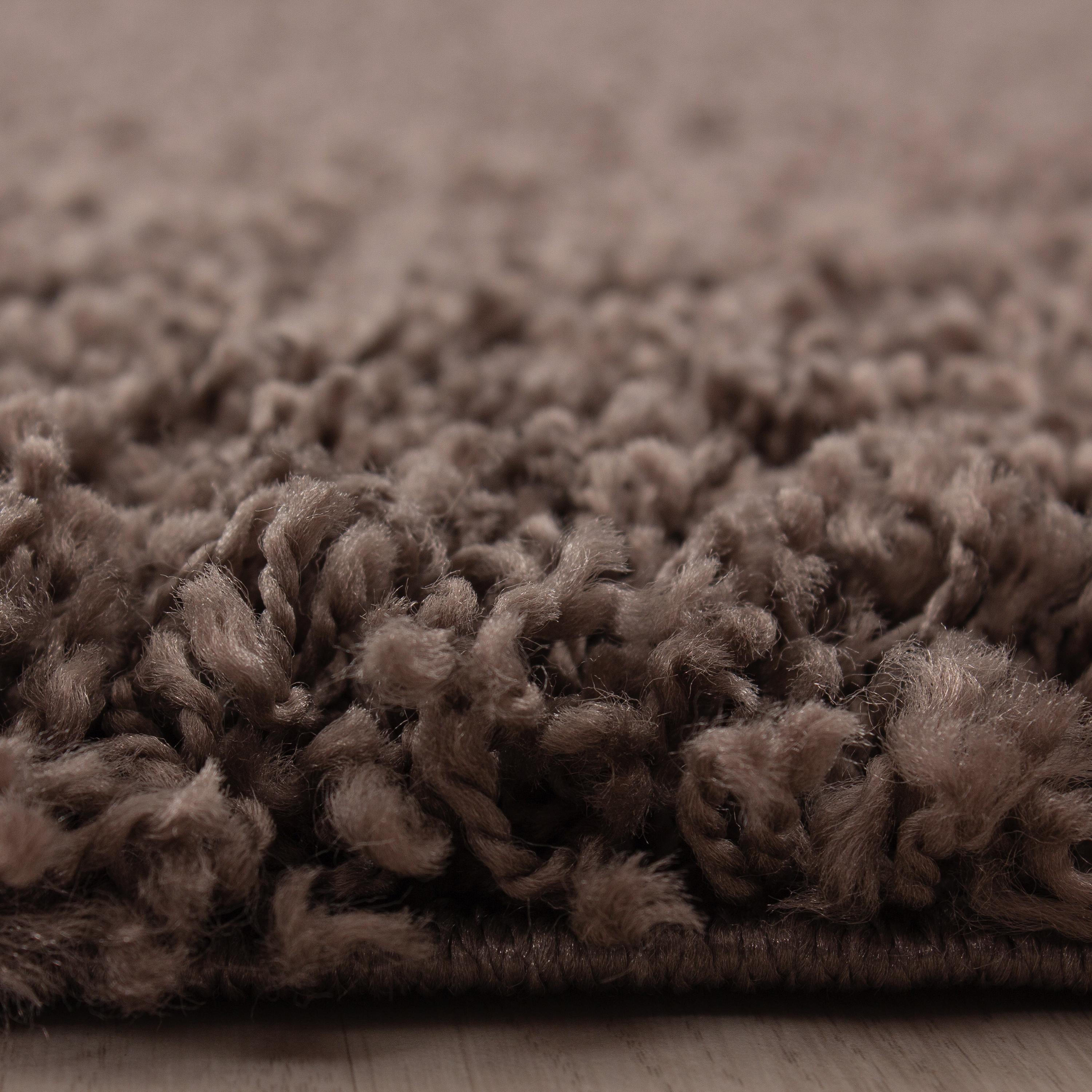 Hochflorteppich Life Taupe