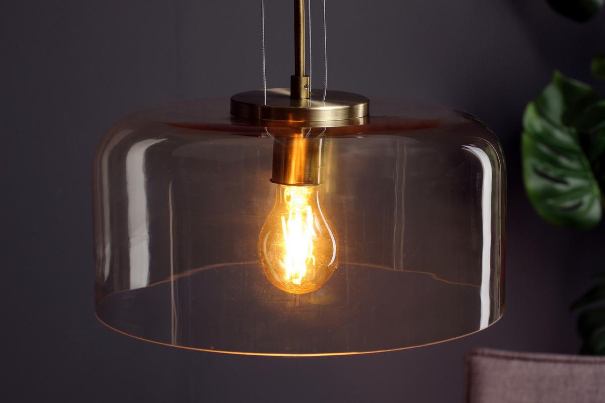 Hängeleuchte I-Gibus-S35 Amb - Bernsteinfarben, Design, Glas (35/20cm)