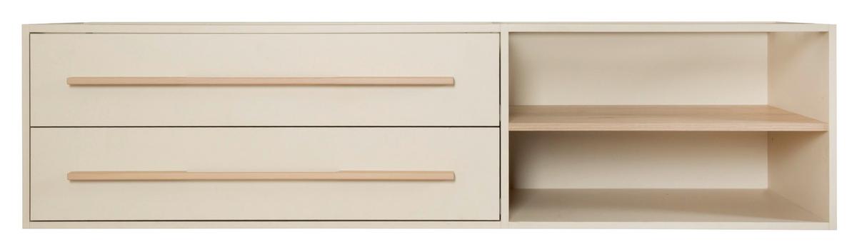 Bett Flexi Grow Captain Kashmir, Lf 90x200 Cm - Kaschmir, KONVENTIONELL, Holz/Holzwerkstoff (90/200cm) - Roba