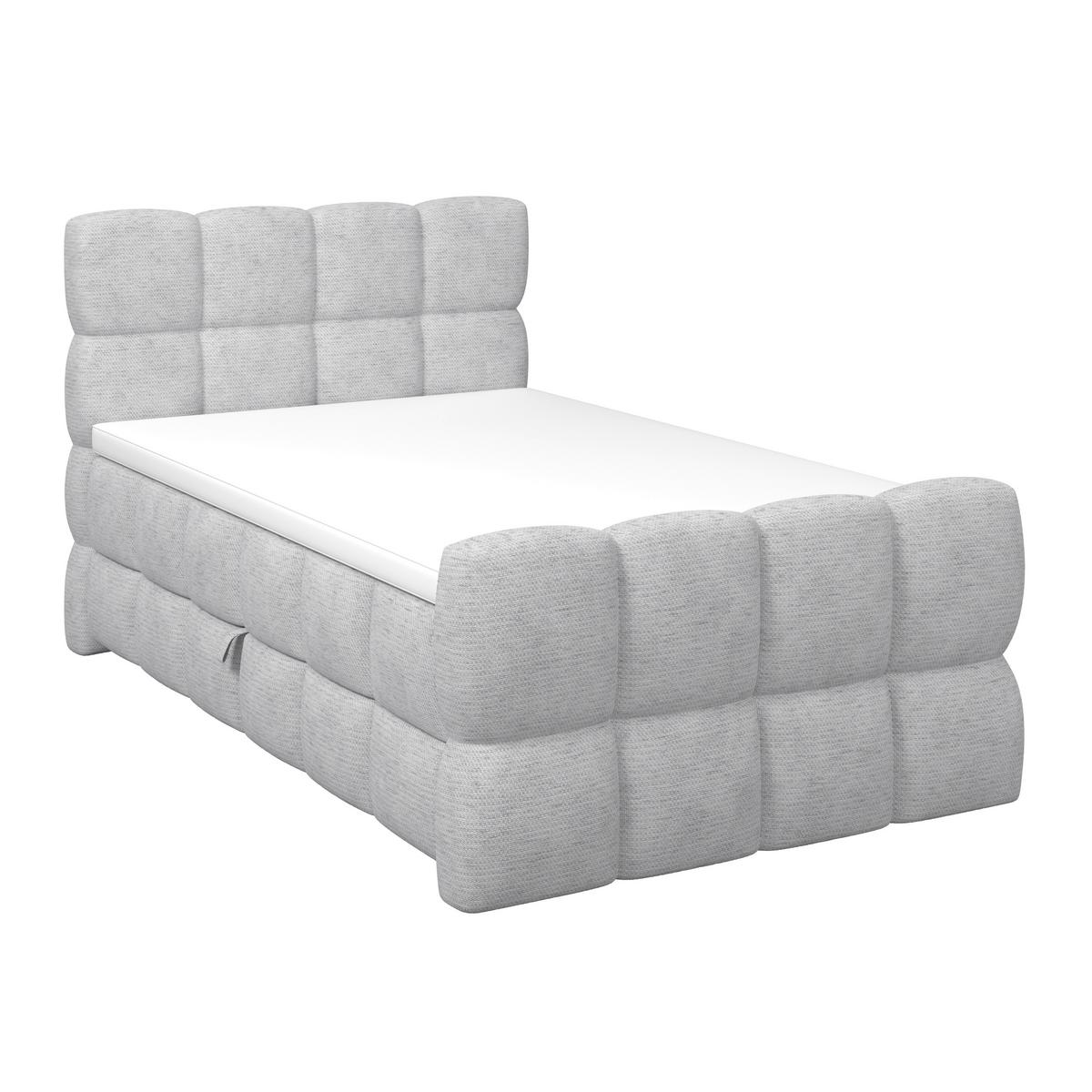 Boxspringbett Brisbane inkl. Bettkasten 140x200 - Champagner/Schwarz, Trend, Holz/Holzwerkstoff (140/200cm) - Sembella