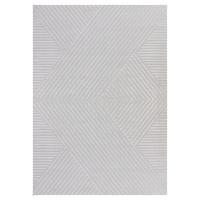 Webteppich Sahara - Silberfarben, Design, Textil (80/150cm) - Novel