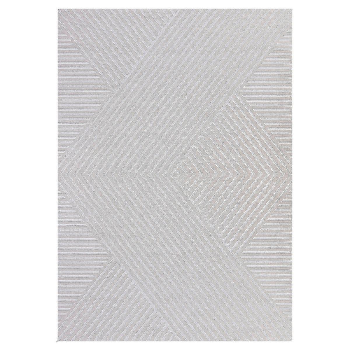 Webteppich Sahara - Silberfarben, Design, Textil (80/150cm) - Novel