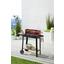 Holzkohlegrill Levin - Rot/Schwarz, Holz/Metall (85/84/35cm) - Homezone Holzkohlegrill Levin - Rot/Schwarz, Holz/Metall (85/84/35cm) - Homezone