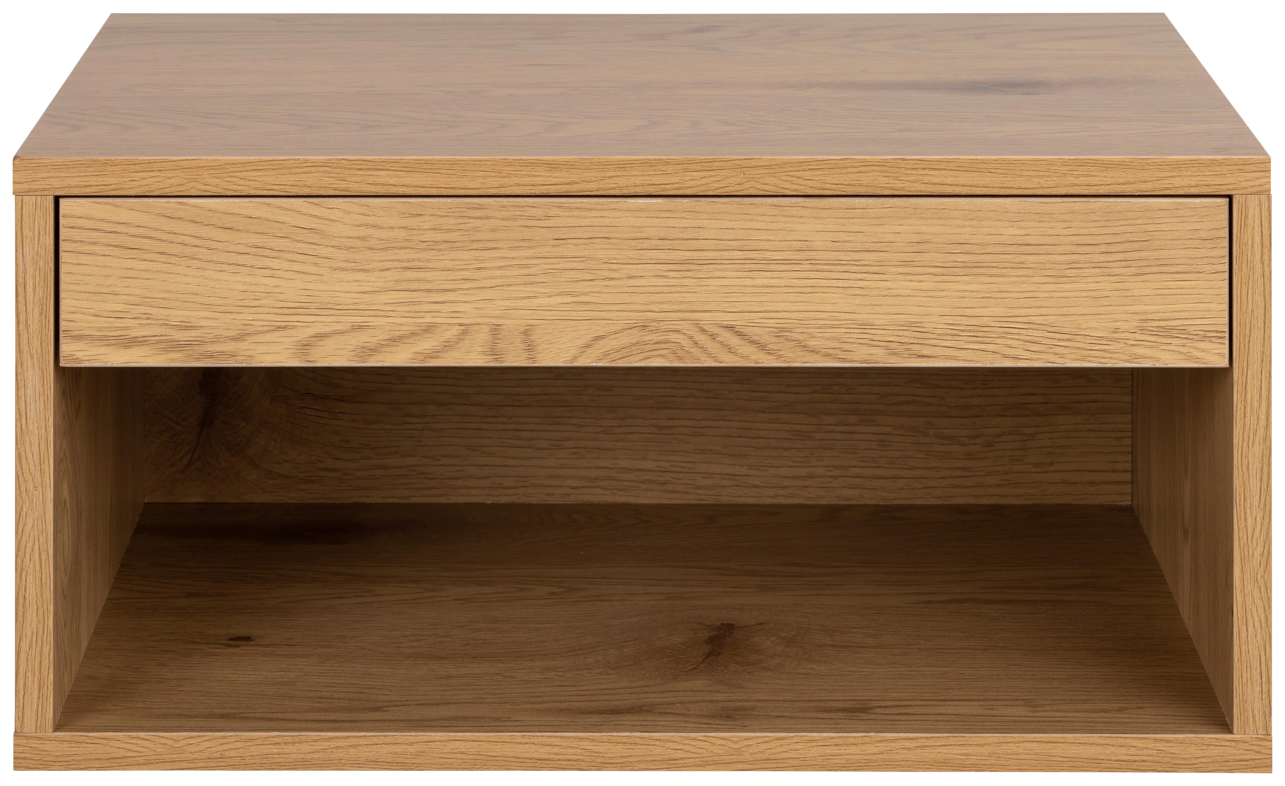 Nachtkästchen Cholet - Eichefarben, MODERN, Holzwerkstoff (50/24,3/35cm) - MID.YOU