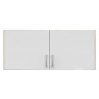 Aufsatzschrank B: 91 Cm Brando, Eiche Dekor/weiß - Eiche Artisan, KONVENTIONELL, Holzwerkstoff (91/39/54cm)