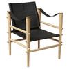 Sessel Noble 3155028 - Schwarz/Naturfarben, ROMANTIK / LANDHAUS, Leder/Holz (59/79/61cm) - MID.YOU