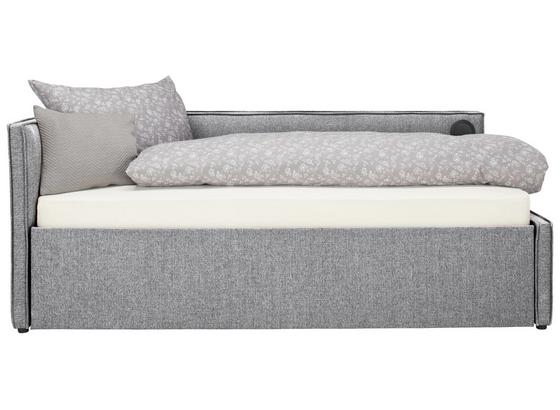 Výsuvná Postel Elm - světle šedá, Konvenční, kov/kompozitní dřevo (218/86/104cm) - Premium Living Výsuvná Postel Elm - světle šedá, Konvenční, kov/kompozitní dřevo (218/86/104cm) - Premium Living